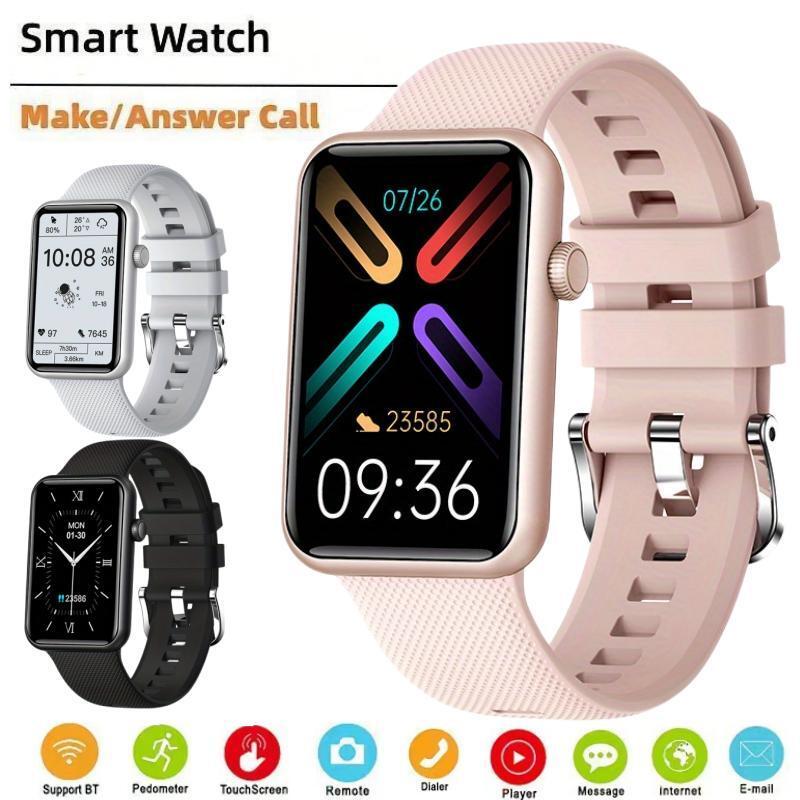 1.57 Inch Fitness Smart Watch, Full Touch Screen Watch With Heart Rate Monitoring, Square Fashion Watch For Sports Daily Life