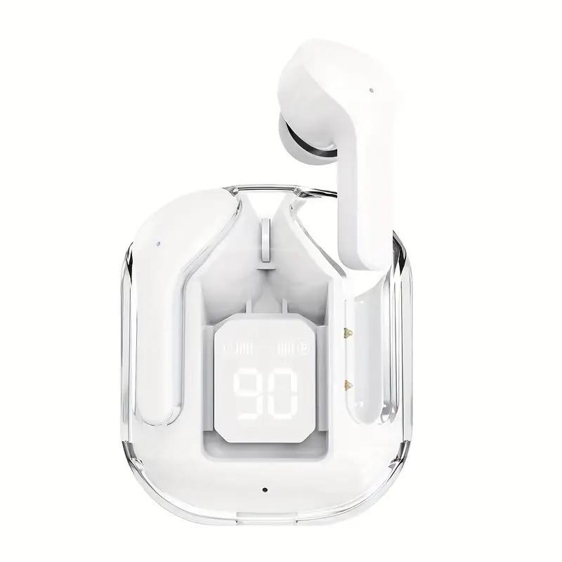 BUY 1 GET 1 FREE！Transparent Spacepod TWS Earbuds: Wireless Stereo, Touch Control, Low Latency, and Battery Life Display - Suitable for Gaming, Workouts, and Casual Use tiktok shop ace fast