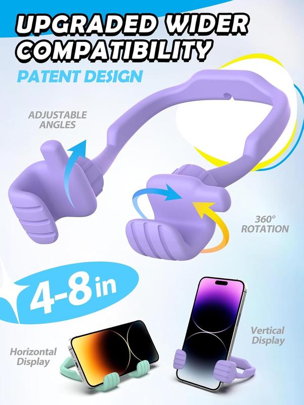 Stocking Stuffers for Teens Girls Adults Women Gifts for Christmas Cell Phone Stand: Adjustable Lazy Thumbs Up Phone Holder for Teenagers Boys Kids