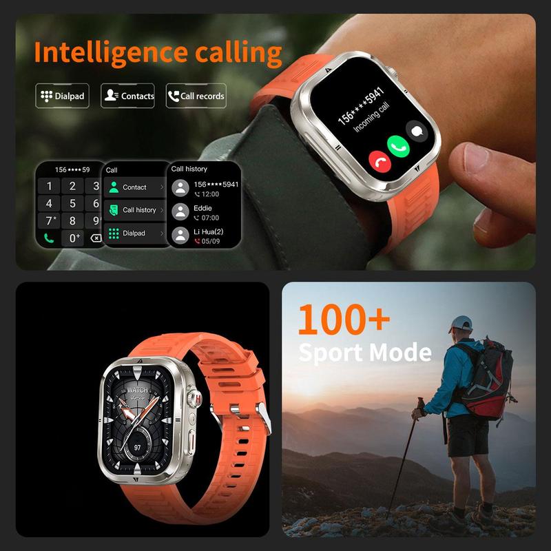 Multifunctional Smart Watch, Waterproof Fashion Digital Watch with LED Light, Sports Fitness Wristwatch, Smart & Wearable Devices for iOS & Android Smartphone