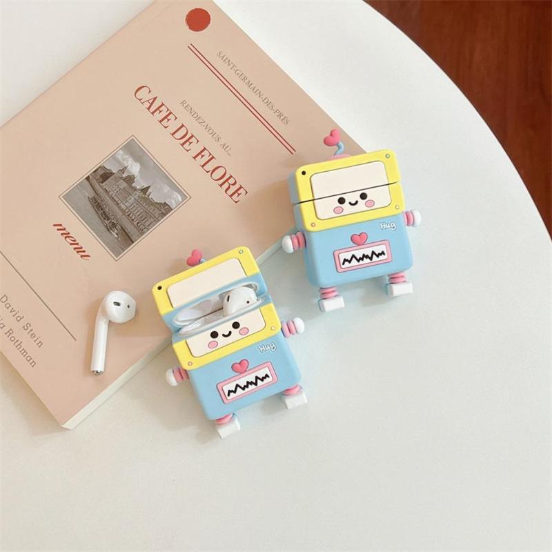 Cute Cartoon Design Earphone Case, Silicone Earphone Protector Cover, Earphone Accessories Compatible with AirPods 3  AirPods Pro AirPods Pro 2 AirPods 1 2