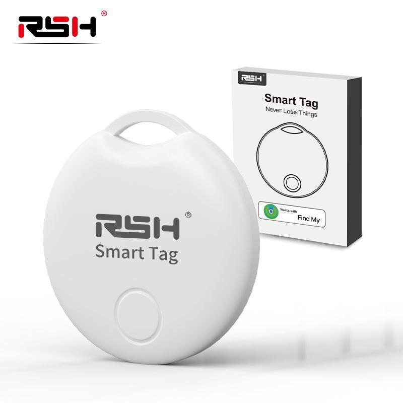 RSH Smart Tracker, MFI Certified Smart Tag, Battery Required Smart Tracker Compatible with Find My App, Anti Loss Reminder Device for Wallet, Car Key, Pet