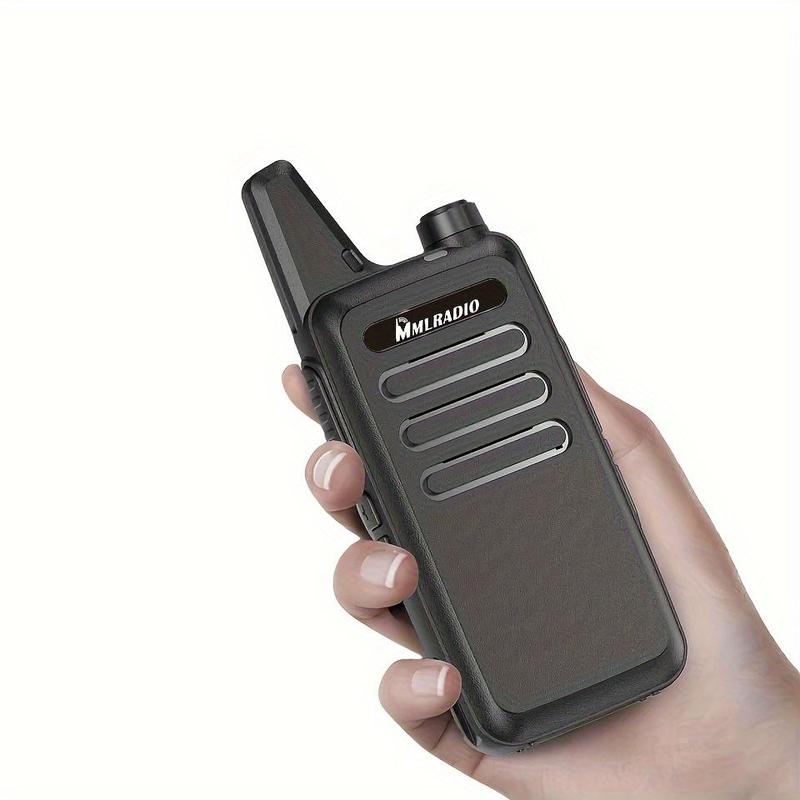 USB Rechargeable Walkie Talkie, 1 Count 16 Channel UHF 400-470MHz Two Way Radio, Portable Walkie Talkie for Outdoor Camping Hiking