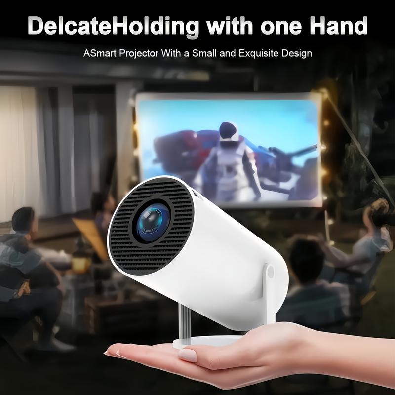 Mini Portable Projector,Smart WiFi 4K 1080P portable projector with Bluetooth speaker,Home theater,Party supplies,Christmas presents,Portable Flip,christmas 2024 ornament