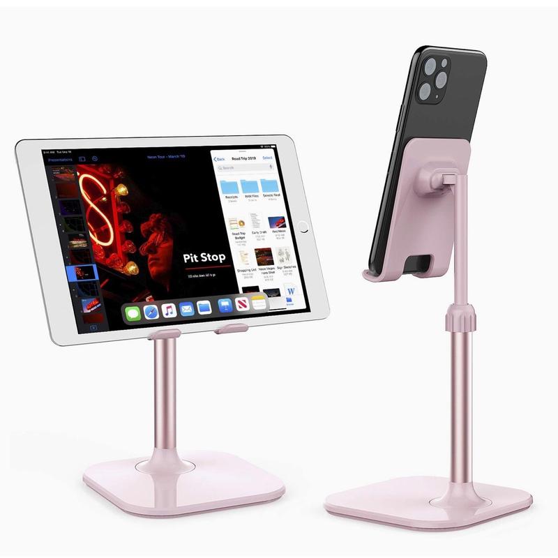 Cell Phone Stand, Phone Stand for Desk, Phone Holder Stand Compatible with iPhone and All Mobile Phones Tablet