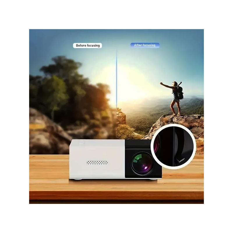 Home Theater Portable Mini Projector, Supporting Smartphone Wired Screen Sharing, Allowing You To Enjoy Cinema At Home projector in