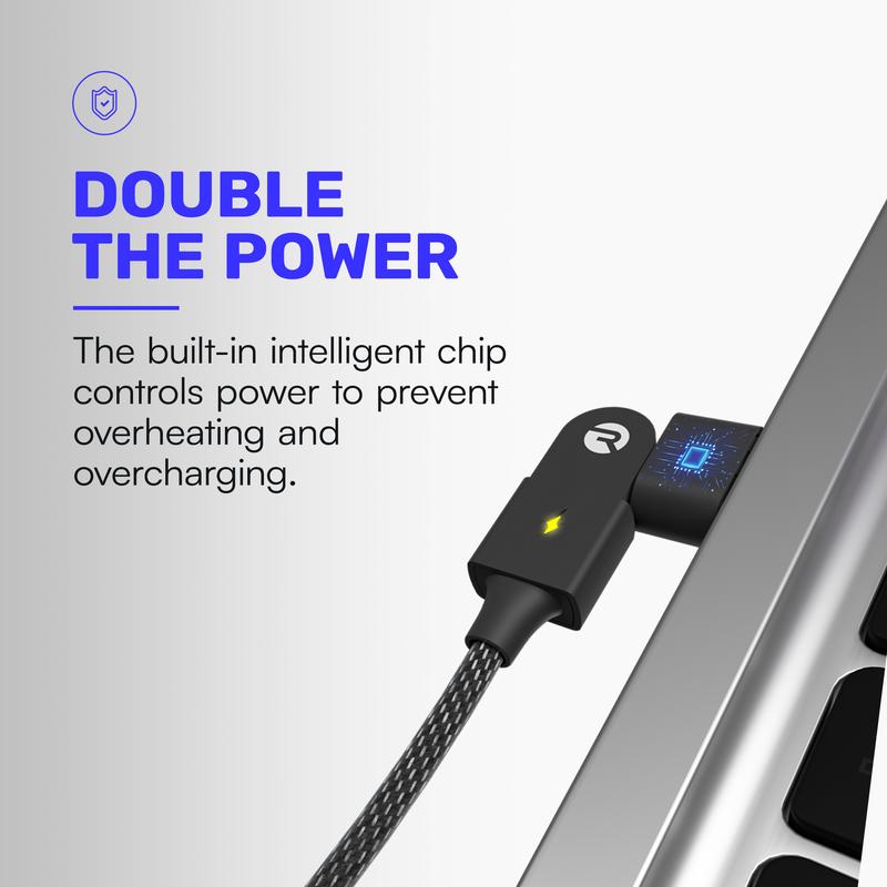 Magic Spin Cable - Fast Charging for Mobile Phones and Electronics