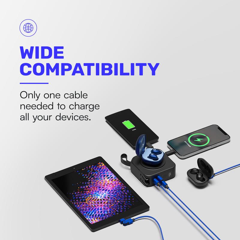 Magic Spin Cable - Fast Charging for Mobile Phones and Electronics