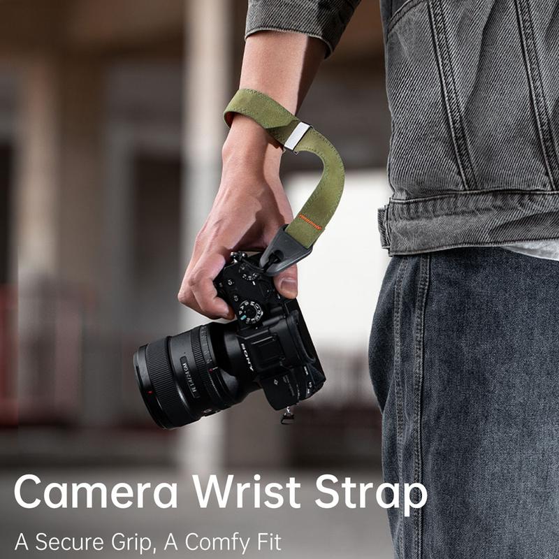 PGYTECH Camera Wrist Strap for Photographers Adjustable Quick Release Camera Hand Strap for Sony, Nikon, Canon, Gopro(Grey)