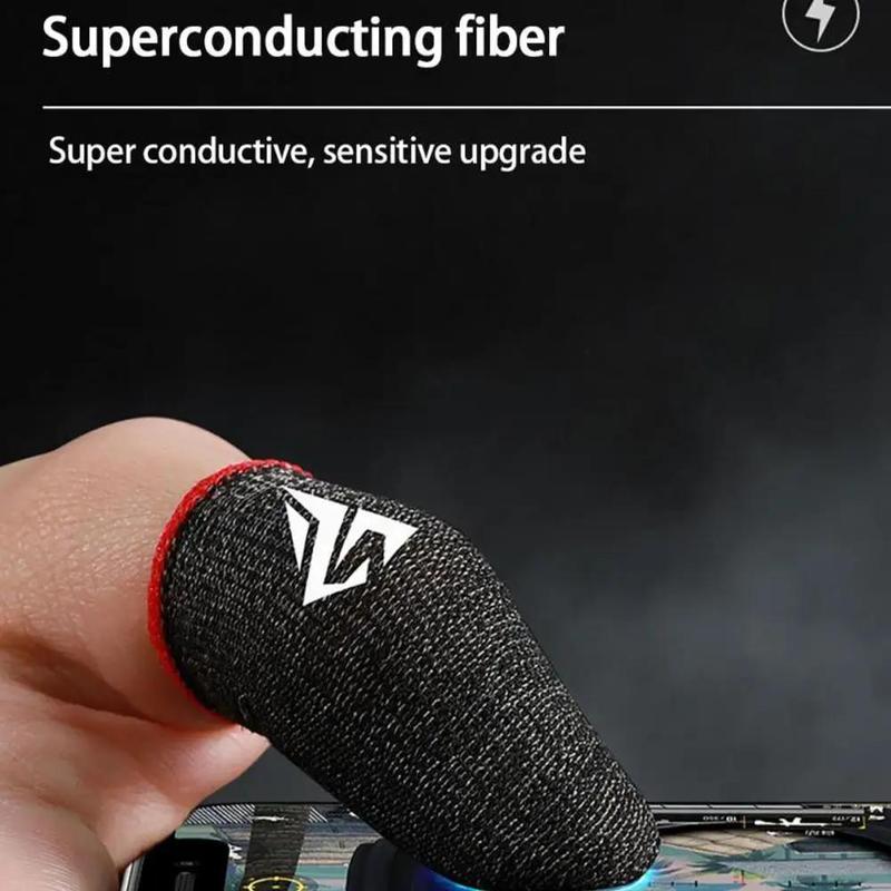 Breathable Anti-slip Gaming Finger Protector, Sweat-proof Gaming Finger Cover, Touch Screen Finger Protector for E-sports Game