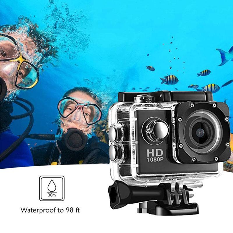 Waterproof Action Camera, 2.0 Inch HD Screen Sports Camera, Portable Camcorder, Outdoor Waterproof Camera, DV Camera for Vlogging & Outdoor Sports, Camera Gifts