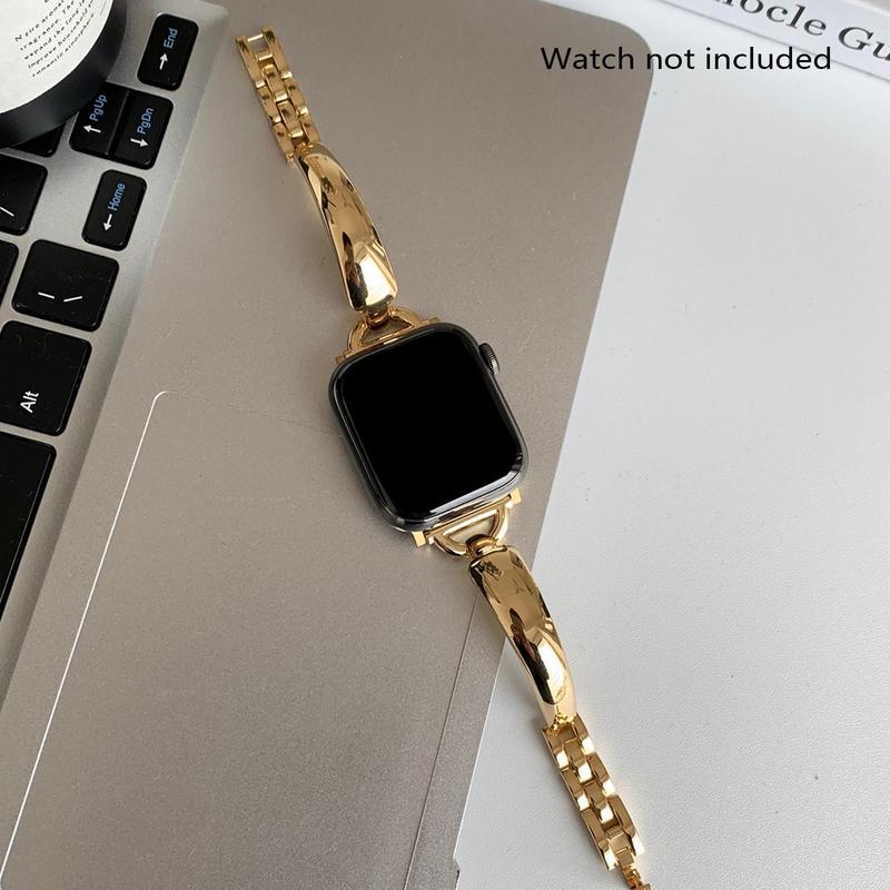 T-shaped Thick Watch Band (Band Only), D-shaped Buckle Watch Band Compatible with Apple Watch, Wearable Accessories Compatible with Apple Watch Series 9 8 7 6 5 4 3 2 1 SE