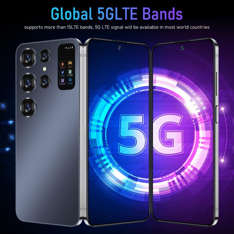 2024 New S24Ultra Global Edition Face ID 7.0-inch HD Large Screen Smartphone 4G 5G Phone 3GB+16GB Phone 7000mAh Large Battery Android Phone