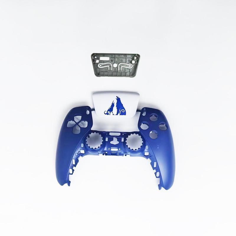 Game Controller Replacement Shell, Game Controller Replacement Shell with Pattern, Console Accessories Compatible with PS5 1.0 2.0 3.0 4.0 5.0 Version