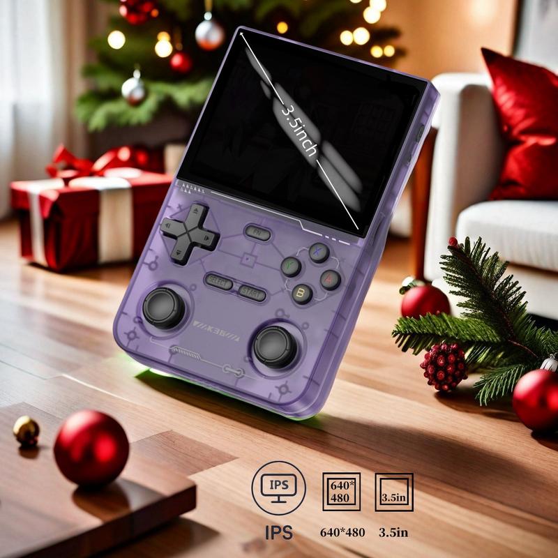 Retro Handheld Game,K36Portable Handheld Game Console,3.5-inch IPS Screen Game Console,Includes 16,000+ games and 20 emulators,Handheld Rechargeable Gaming Device,Portable Gaming and Entertainment Devices,64G Memory Card,Christmas Gifts Protection