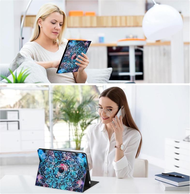 Case for iPad 9th Generation(2021)  2020 iPad 8th Generation  2019 iPad 7th Generation, [Corner Protection] Multi-Angle Viewing Stand 10.2 Inch iPad Case Covers with Auto Sleep Wake (Starry )