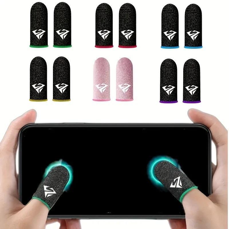 Breathable Anti-slip Gaming Finger Protector, Sweat-proof Gaming Finger Cover, Touch Screen Finger Protector for E-sports Game