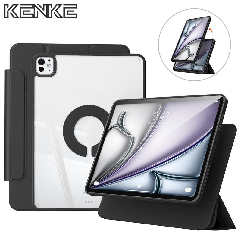 Magnetic Detachable Tablet Case, 1 Count 360° Rotatable Tablet Protective Cover, Tablet & Computer Accessories Compatible with iPad 10th Gen Case