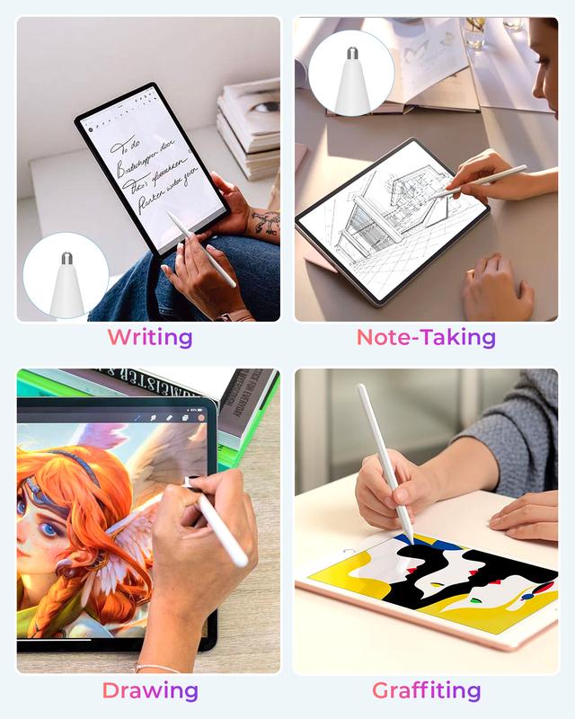 Stylus Pen- Replacement for Apple Pencil 2nd Generation-Wireless Charging,  tablet stylus ，palm rejection tilt sensitivity,Tablet writing, Bluetooth