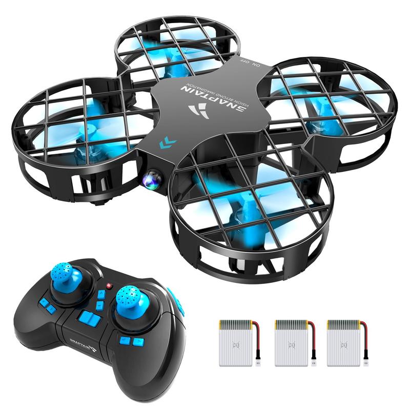 Snaptain H823H 3 Inch Mini Drone One Key Take Off Landing Spin Flips RC Small Drones for Beginners Pocket Quadcopter Flying Mini Drone, Blue Accessories