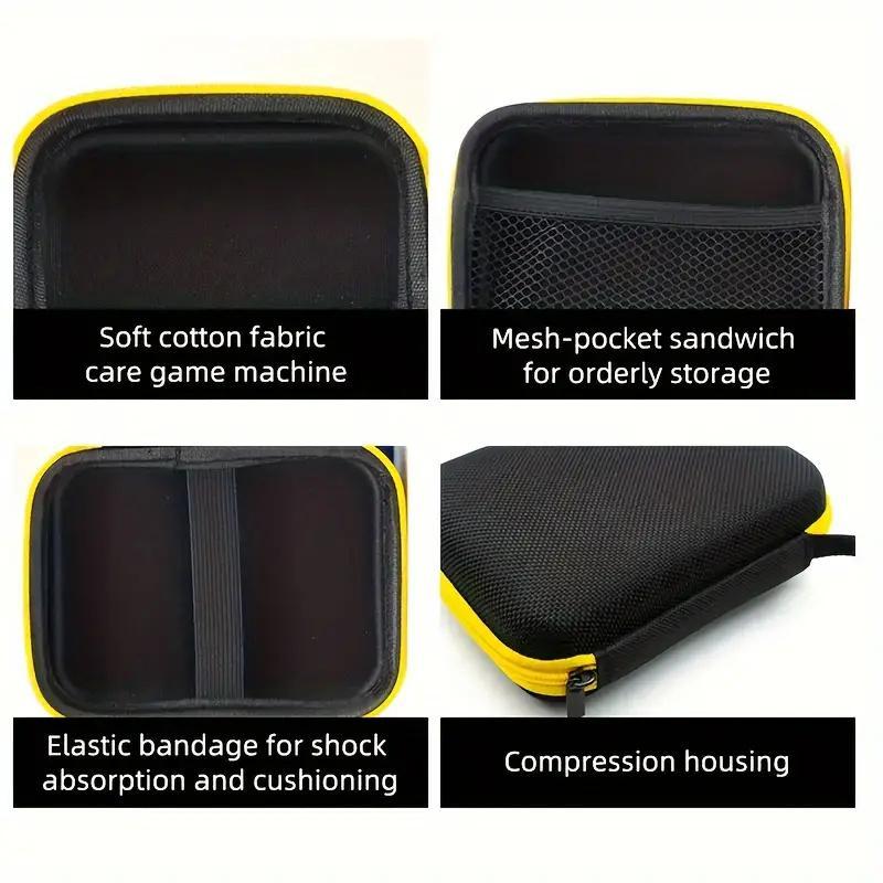 Portable Game Console Storage Bag, Shockproof Gaming Console Zipper Case with Handle, Console Accessories Storage Bag for Home & Travel