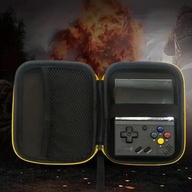 Portable Game Console Storage Bag, Shockproof Gaming Console Zipper Case with Handle, Console Accessories Storage Bag for Home & Travel