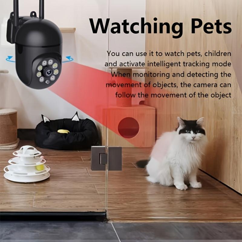 HD WIFI Surveillance Camera with 355-Degree Intercom and Two-Way Audio Security