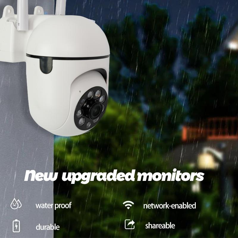 Outdoor Wireless Security CameraSystem,3MP PTZ Camera, 5G&WiFiMonitoring with Spotlight, 2-Way TalkLight Alarm and Siren, 24 7 Recording,no Hard Drive