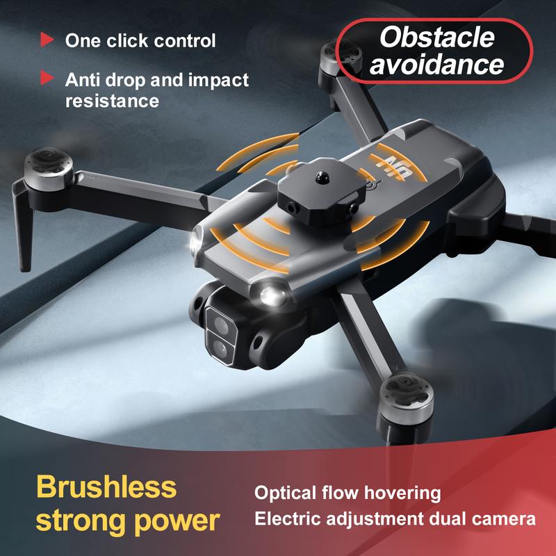 M9 Brushless Motor Dual Camera Drone, Super Stability, High Quality Aerial Photography, Automatic Obstacle Avoidance, APP Remote Control, Gesture Control, High Performance Transmission, Portable Design, Foldable Body