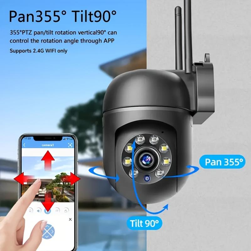 HD WIFI Surveillance Camera with 355-Degree Intercom and Two-Way Audio Security