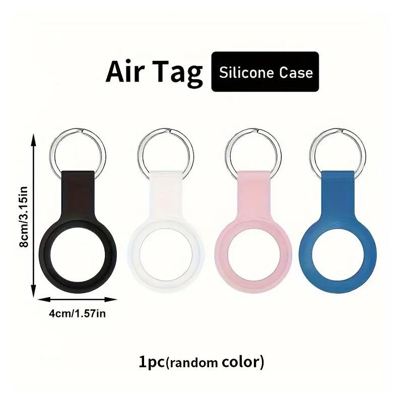 Silicone Protective Case for Apple Airtag (1 Count), Tracker Silicone Protective Case, Positioning and Anti-lost Silicone Case for Airtags