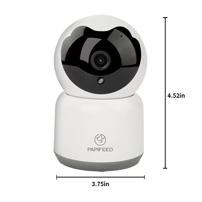 PAPIFEED pet feeding monitor wifi remote voice interactive cat camera 360 panoramic 1080P pet camera indoor security