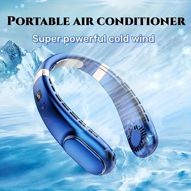 USB Rechargeable Neck Cooling Fan, 5-speed Cooling Fan, Wearable Neck Cooler Air Conditioning Fan, Personal Fan for Home Office Party