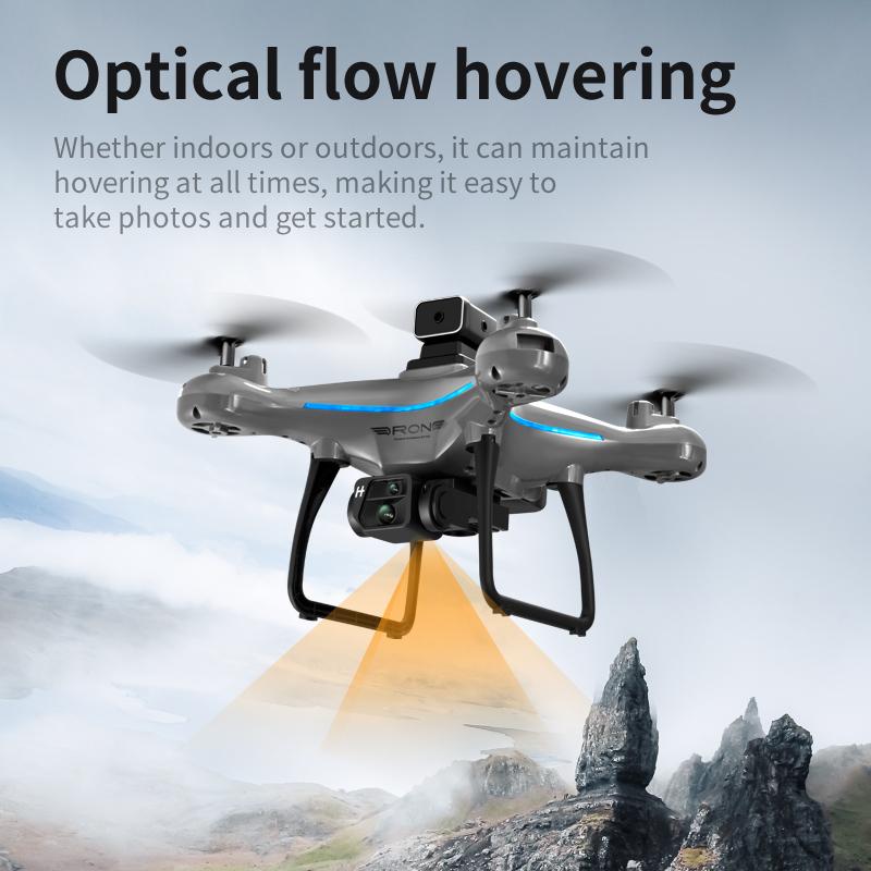 New Elf drone obstacle avoidance 4K HD aerial photography remote control aircraft Optical flow lens High brightness night navigation light Cameras