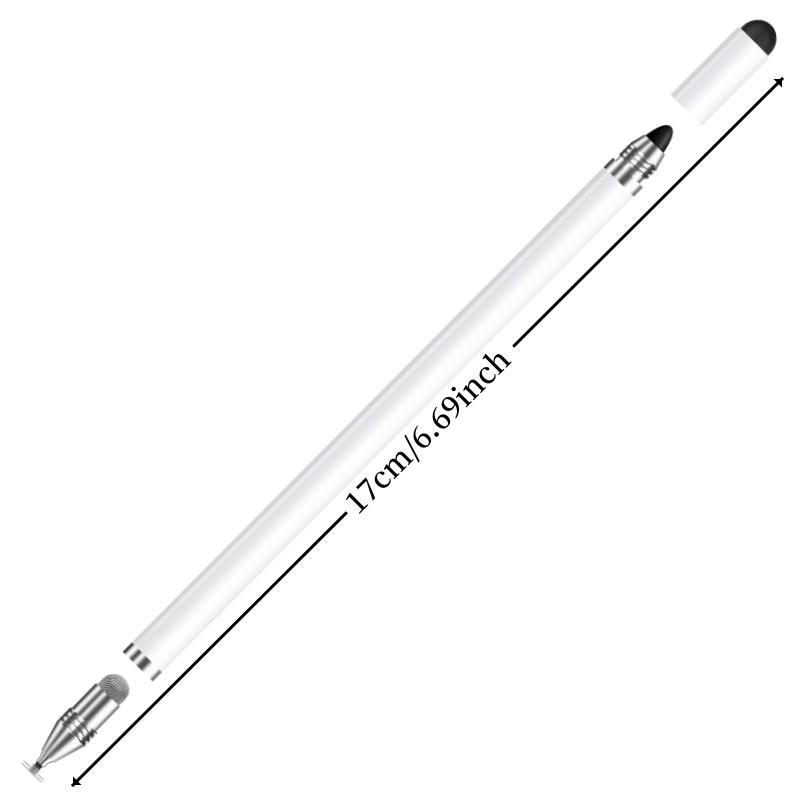 4-in-1 Stylus Pen, Universal Touch Screen Pen with 4 Replaceable Nibs, Portable Phone & Tablet Stylus for iPhone & Android & All Capacitive Touch Screens