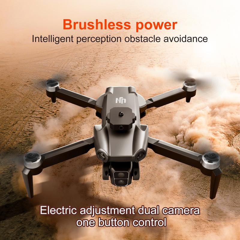 M9 Brushless Motor Dual Camera Drone, Super Stability, High Quality Aerial Photography, Automatic Obstacle Avoidance, APP Remote Control, Gesture Control, High Performance Transmission, Portable Design, Foldable Body