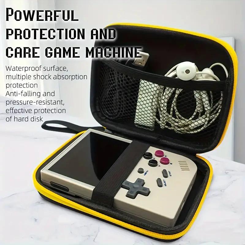 Portable Game Console Storage Bag, Shockproof Gaming Console Zipper Case with Handle, Console Accessories Storage Bag for Home & Travel