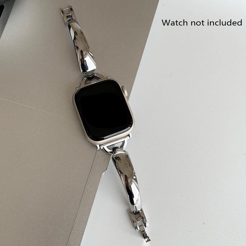 T-shaped Thick Watch Band (Band Only), D-shaped Buckle Watch Band Compatible with Apple Watch, Wearable Accessories Compatible with Apple Watch Series 9 8 7 6 5 4 3 2 1 SE