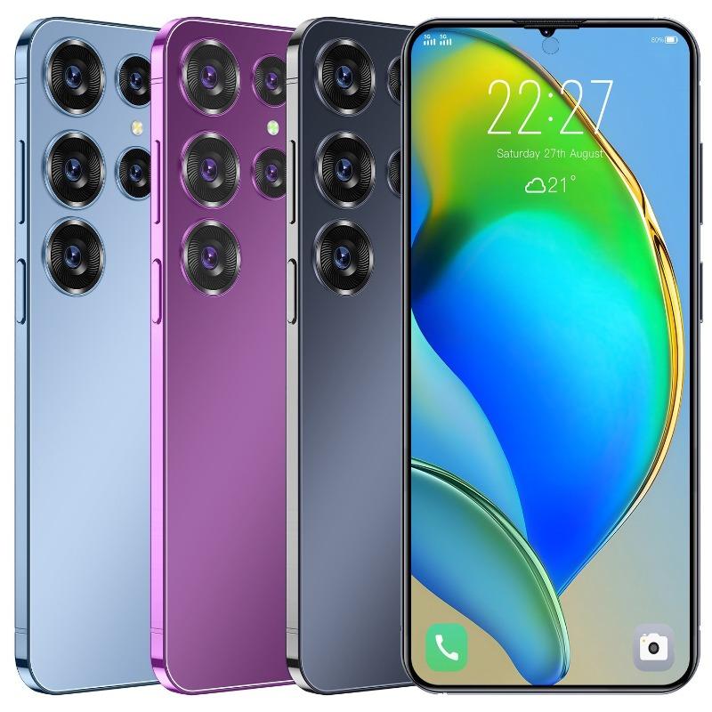 2024 New S24Ultra Global Edition Face ID 7.0-inch HD Large Screen Smartphone 4G 5G Phone 3GB+16GB Phone 7000mAh Large Battery Android Phone