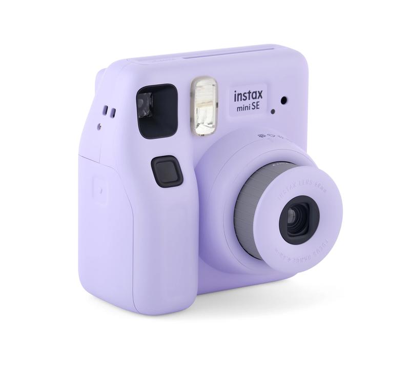 instax Mini SE Instant Camera with Bonus 10 pack Mini Film, Lavender