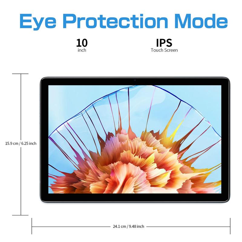 10.1 Inch Android 13 Tablet for Summer, HD Large Screen Dual Channel Speaker Tablets with 128G Storage, 2.4G 5G WiFi Wireless Tablet Electronics, Tablet Oara Niños, Phones & Tablets Products, Learning Tablet Gadgets