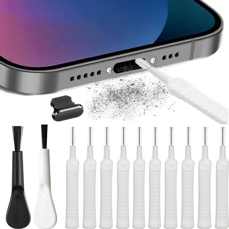 Mobile Phone Charging Port Dust Removal Kit for Summer Fall Gift, Phone Dust Cleaning Kit, Professional Electronics Cleaning Tools Set, Smartphone Accessories, Cleaning Brush, Back to School Gifts, Camera Accessories