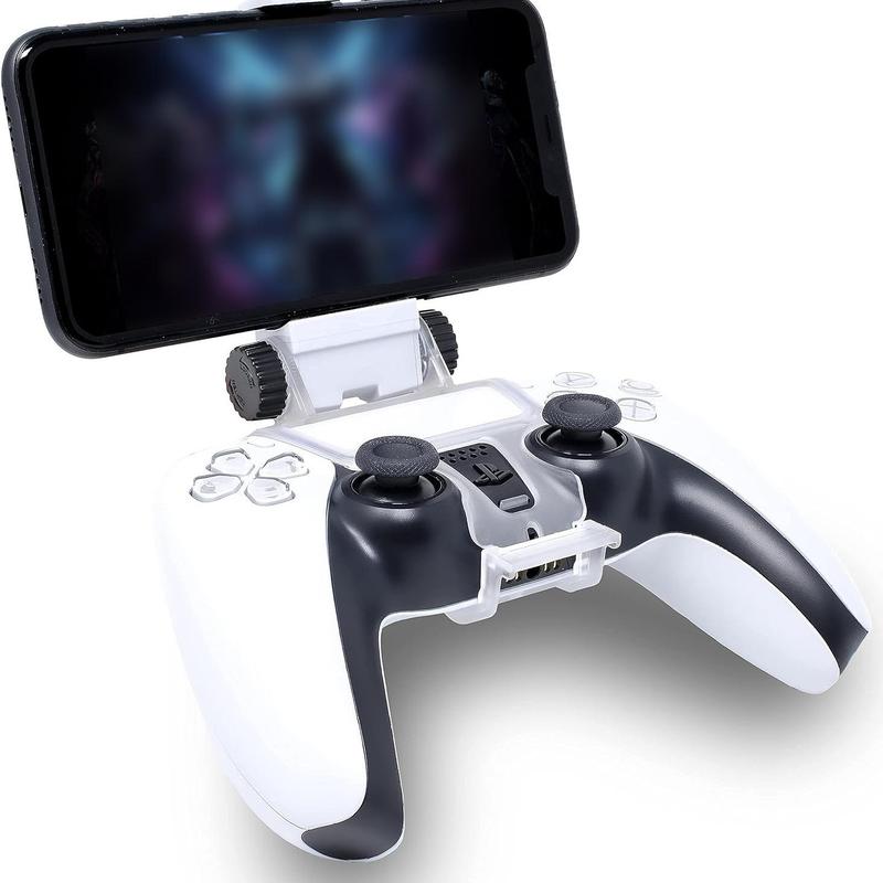 DOBE FOMIS ELECTRONICS Controller Phone Holder Clip, Smartphone Clip Mount for PS5 Controller, Console Accessories for PS5 Remote Play