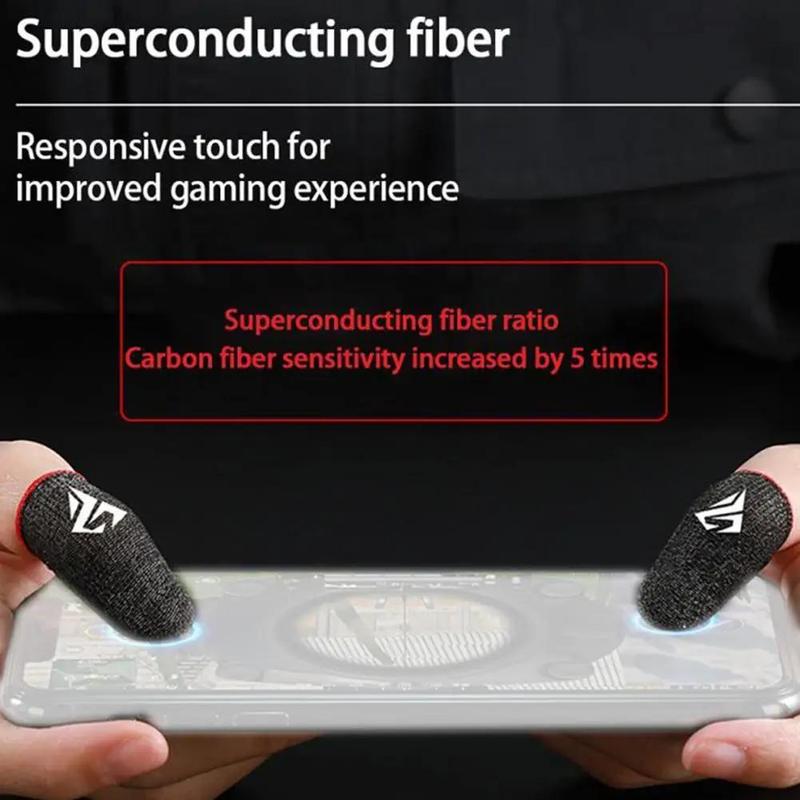 Breathable Anti-slip Gaming Finger Protector, Sweat-proof Gaming Finger Cover, Touch Screen Finger Protector for E-sports Game