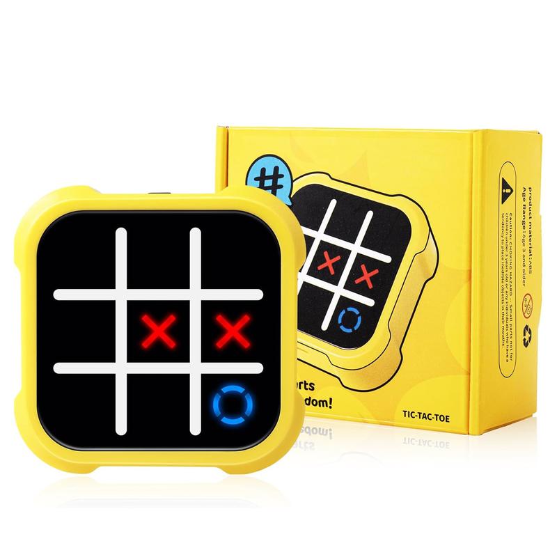 Handheld Puzzle Game Console, Tic Tac Toe Bolt Game,Portable Travel Games for Educational and Memory Growth,  Fidget Toys Games for Kids and Adults, Birthday Gifts for All Ages