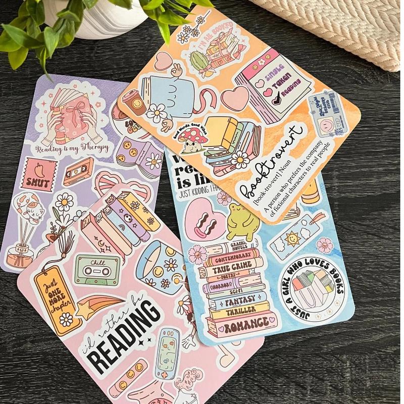 Bookish Kindle Device Inserts - Durable Cardstock Inserts for Clear Case Covers | Kindle Oasis Covers | Kindle Paperwhite Skins | Kindle Decoration Gifts for Readers | Kindle Basic Reading Accessories | Kindle Paper Insert | Booktok | Book Lover