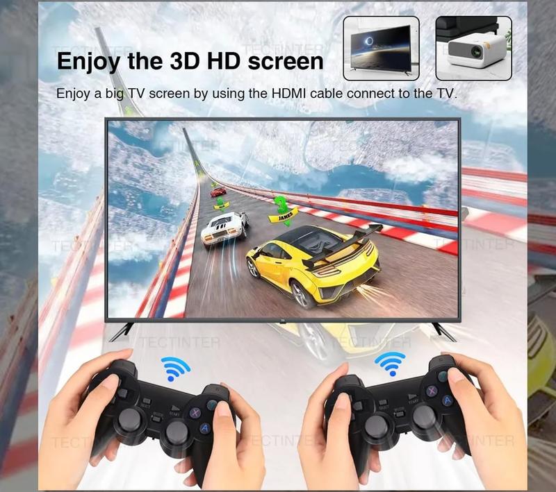 X2 4K Retro Game Stick, HD Home Video Game Console with 2 Wireless Controllers, HDMI Output, 20000+ Built-in Games (64GB) limited time