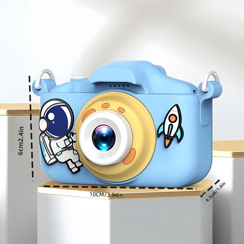 Astronaut Design Camera Toy, 1 Count 5x Zoom Camera Toy with Lanyard, MP3 Playback Camera Toy, Timed Photography Camera Toy for Boys & Girls