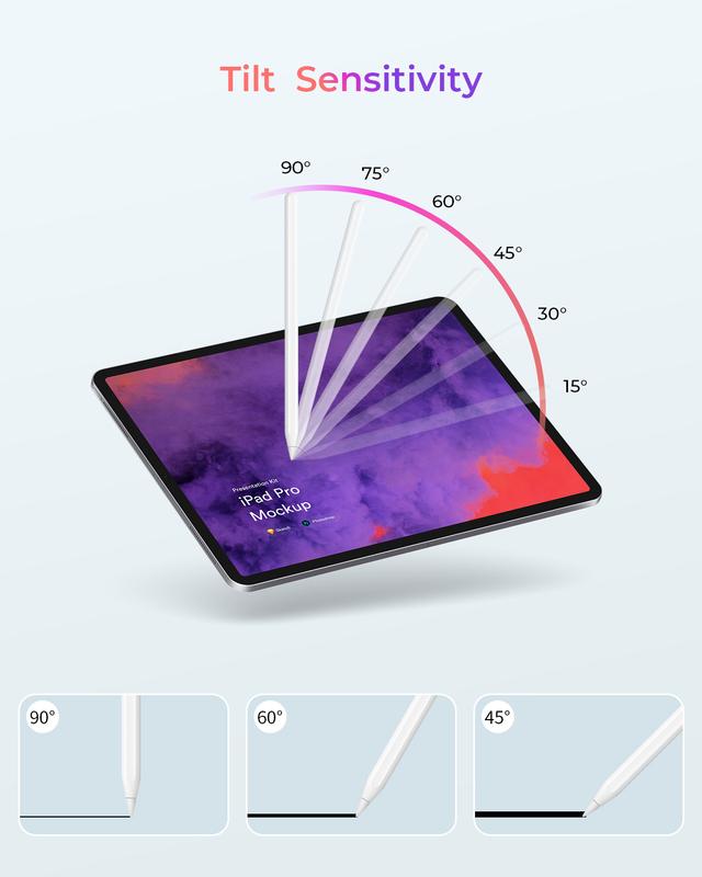 Stylus Pen- Replacement for Apple Pencil 2nd Generation-Wireless Charging,  tablet stylus ，palm rejection tilt sensitivity,Tablet writing, Bluetooth