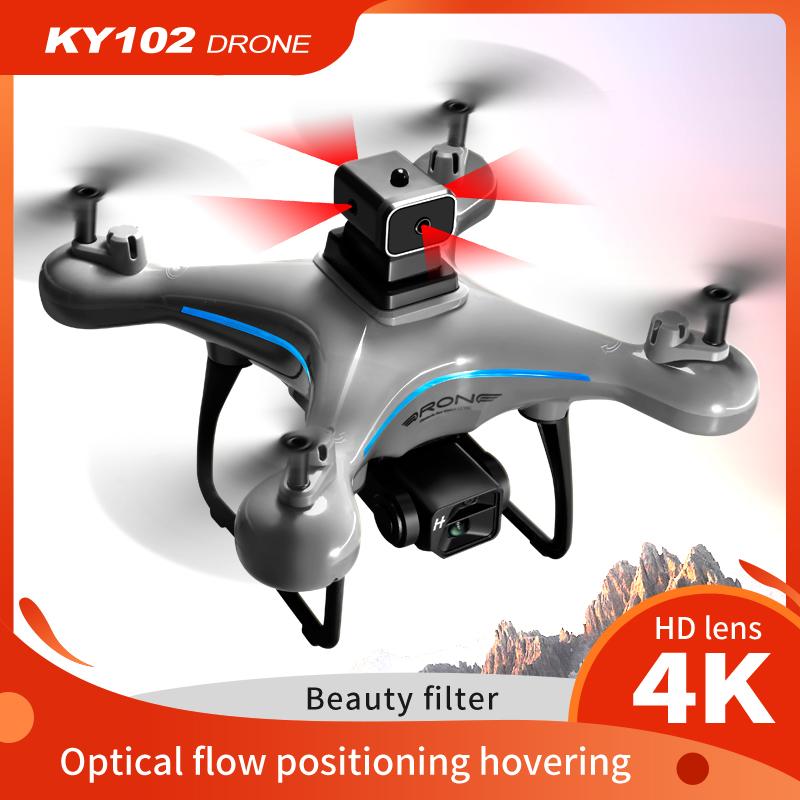 New Elf drone obstacle avoidance 4K HD aerial photography remote control aircraft Optical flow lens High brightness night navigation light Cameras